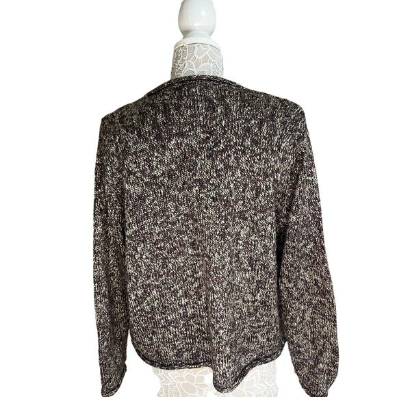 Christopher & Banks Purple and Gray Cozy Cardigan- Womens Size Medium - Picture 3 of 6